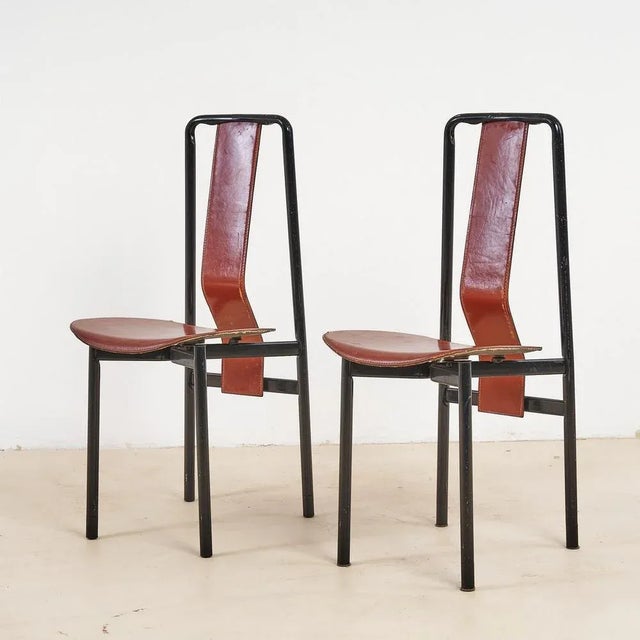 Chairs Irma attributed to Achille Castiglioni For Sale - Image 3 of 8