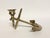 Mid-Century Modern Vintage Brass Anchor Candle Holder For Sale - Image 3 of 6