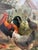 Framed Oil-on-Board Farmyard Scene in the Dusseldorf School Style, Circa Mid-Century For Sale - Image 9 of 16