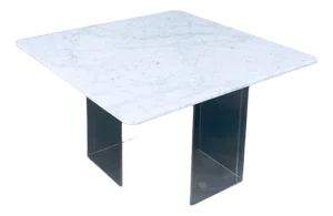 Minimalist Marble Floating Dining Table, Italy, 1970s
