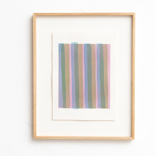 Enrico Della Torre, Abstract Composition, 2015, Watercolor For Sale - Image 4 of 10