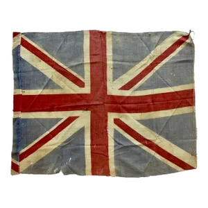 Wwi Union Jack Silk Flag, Circa 1918