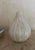 White Seguso Vietri d'Arte Italian Murano "Scavo" Vase, Signed, 1980 For Sale - Image 8 of 12