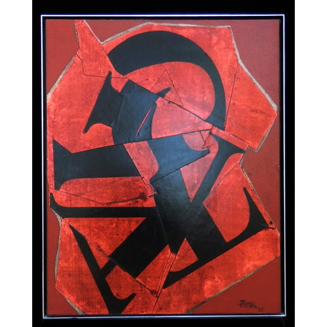 David Porter Abstract Composition 1975 For Sale