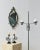 Mid-Century Modern Vintage Trident-Style Wrought Iron Floor Adjustable Candelabra, Circa 1950s For Sale - Image 3 of 13