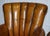 Vintage Art Deco Style Hand Dyed Leather Shell Chairs, Set of 2 For Sale - Image 15 of 17