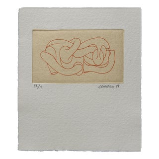 Miguel Ortiz Berrocal, Málaga, Engraving, 1998 For Sale