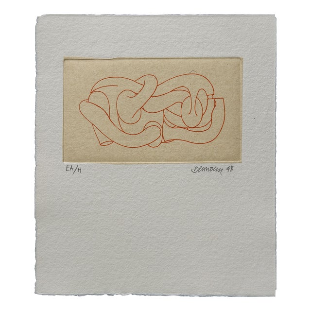 Miguel Ortiz Berrocal, Málaga, Engraving, 1998 For Sale