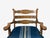 Danish Cabinetmaker, Armchair, Wool, Carved Oak, Denmark, 1920s For Sale In New York - Image 6 of 14