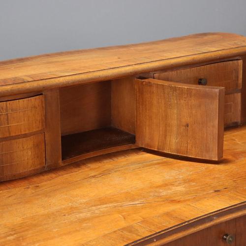 Baroque Style Walnut Writing Desk For Sale - Image 4 of 13
