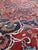 Textile Antique Persian Serapi Carpet Handmade Wool Oriental Rug, Red, Ivory, Light Blue For Sale - Image 7 of 18