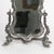 Napoleon III Silver-Plated Metal Table Mirror For Sale - Image 3 of 7