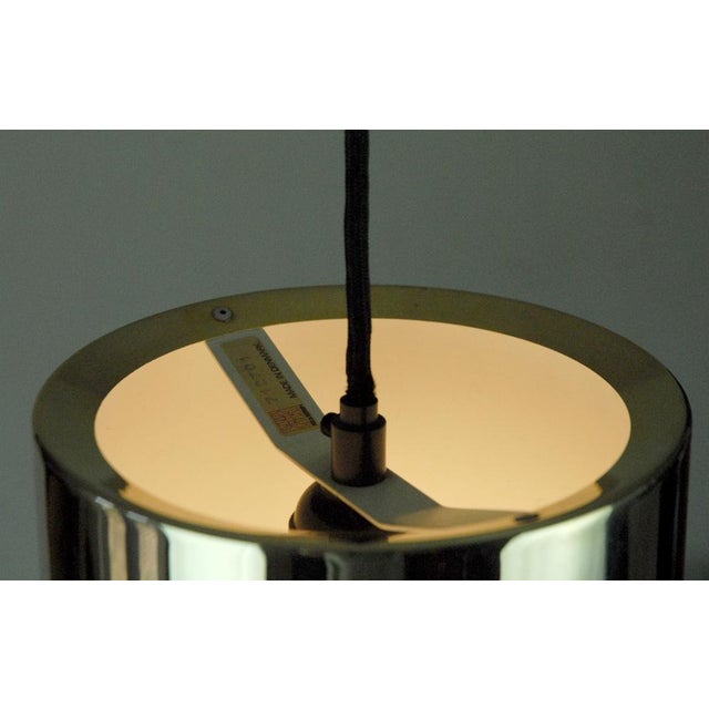 Brass Sektor Pendant Lamp by Jo Hammerborg for Fog & Morup. 1970s For Sale - Image 10 of 11