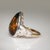 Black 7.5Ct Black Opal Ring With Natural Diamond Accents: Solid 14k Gold, Size 6.75 For Sale - Image 8 of 8