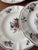 Charming set of six antique dessert plates from the Sarreguemines factory, Agreste pattern, made of ironstone, featuring...