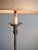 Vintage 1960s–70s Hollywood Regency Cast Metal & Glass Tray Table Floor Lamp — Neoclassical Rococo Side Table Lamp For Sale - Image 9 of 11