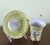 1990’s Vintage/New KPM Collectors Cup & Saucer Yellow Fond With Medallion Painting For Sale - Image 10 of 14