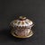 Chinese Vintage Chinese Cloisonné Enamel Floral "Three-Piece" Tea Bowl Set (Gaiwan) For Sale - Image 3 of 6