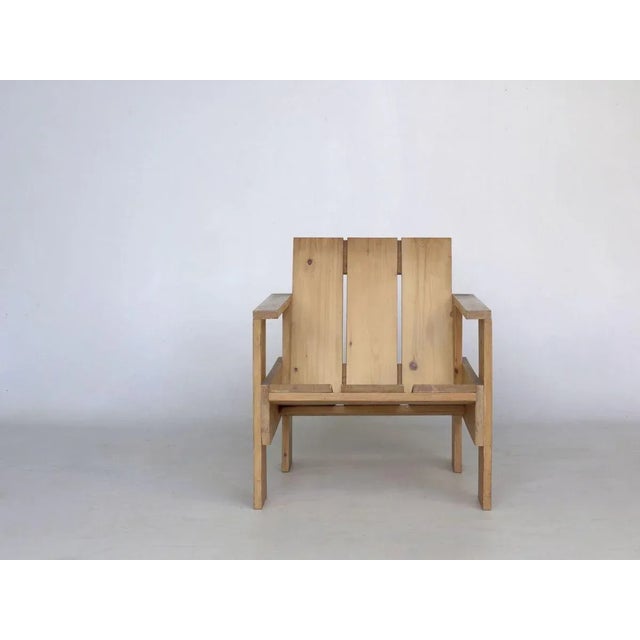 Crate Armchair by Gerrit Rietveld for Gerard van de Groenekan, 1970s For Sale - Image 17 of 18