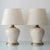 Cream Crackle-Glaze Ceramic Ginger Jar Table Lamps, France, 1980s, Set of 2 For Sale - Image 17 of 17