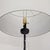 2010s Arhaus Clear Glass Cylinder Floor Lamp With White Shade For Sale - Image 5 of 6