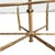 Mid-Century Modern Mid-Century French Coffee Table with Brass Faux Bamboo and Glass Top, 1960s For Sale - Image 3 of 7