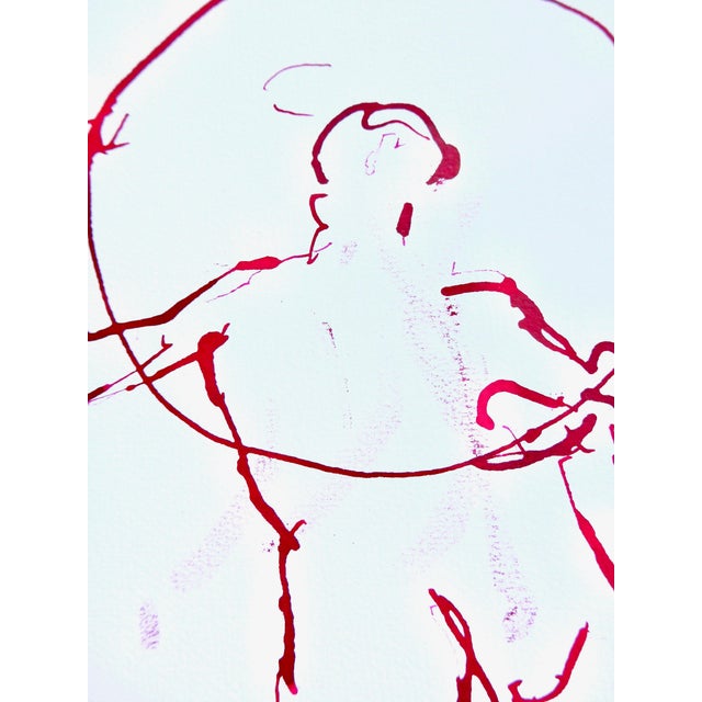 Contemporary Martha Holden "Circus" Contemporary Ink Drawing For Sale - Image 3 of 7