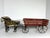 Antique Gibbs Toy Horses & Wagon: Litho Pacers, Red Wagon, c. 1908 For Sale - Image 6 of 10