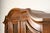 Drexel French Regency Louis XVI Carved Burled Walnut Lighted Breakfront Bookcase Cabinet, Circa 1960s For Sale - Image 9 of 18