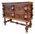 Spanish Baroque Style Carved Walnut Chest of Drawers, 1940s For Sale