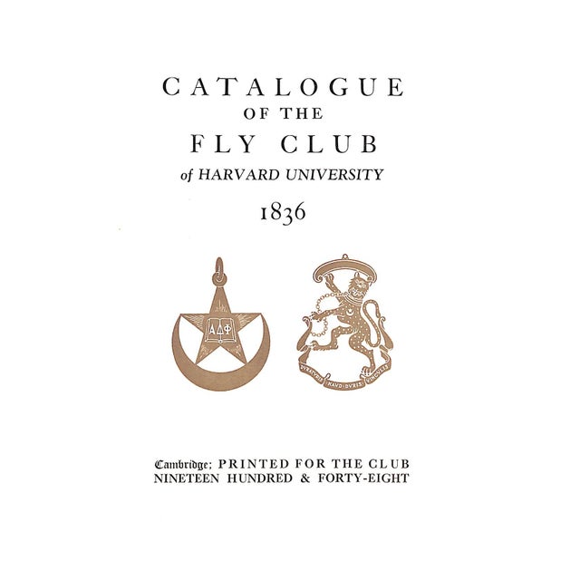 Catalogue of the Fly Club of Harvard University 1836-1948 For Sale - Image 11 of 11