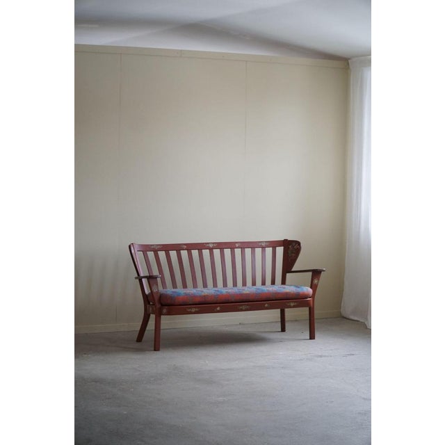 Danish Modern Model Canada Painted 3-Seater Sofa from Fritz Hansen, 1939 For Sale - Image 10 of 15