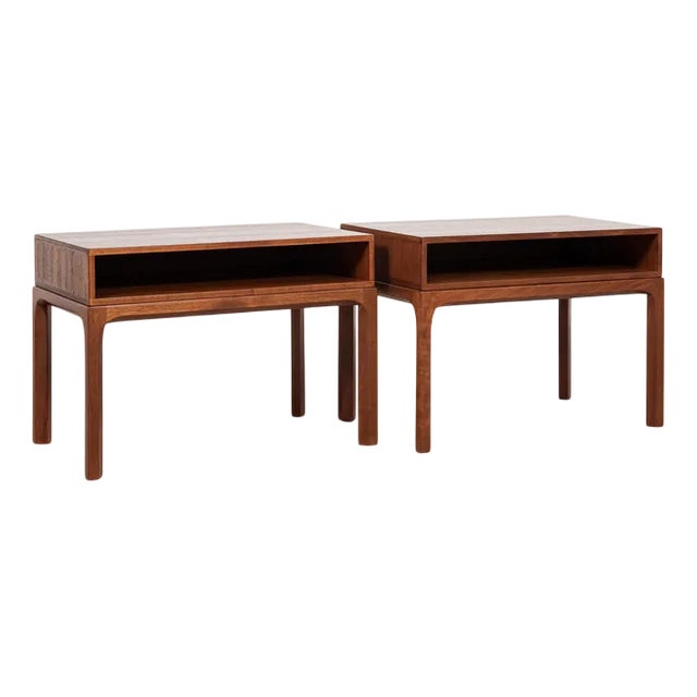 Vintage Danish Nightstands in Teak by Kai Kristiansen for Aksel Kjersgaard, 1960s, Set of 2 For Sale