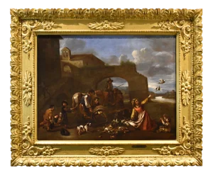 After Jan Miel, Landscape, 1650, Oil on Canvas