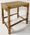 Farmhouse Vintage Woven Rope and Bamboo Stool For Sale - Image 3 of 9