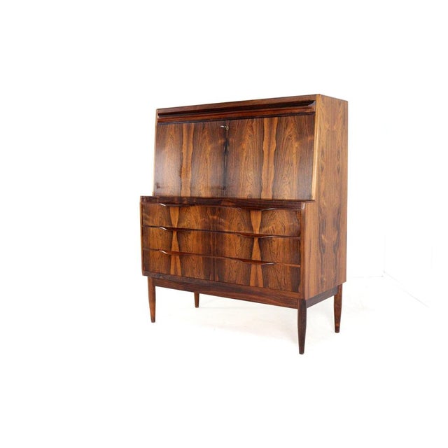 Rosewood Secretaire by Erling Torvits for Klim Møbelfabrik For Sale - Image 4 of 16