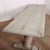 Italian Bleached Oak Trestle Table For Sale - Image 6 of 9