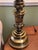 Metal Vintage MCM Stiffel Brass Torchiere Lamps With Diffuser Shades 38" - a Pair For Sale - Image 7 of 11