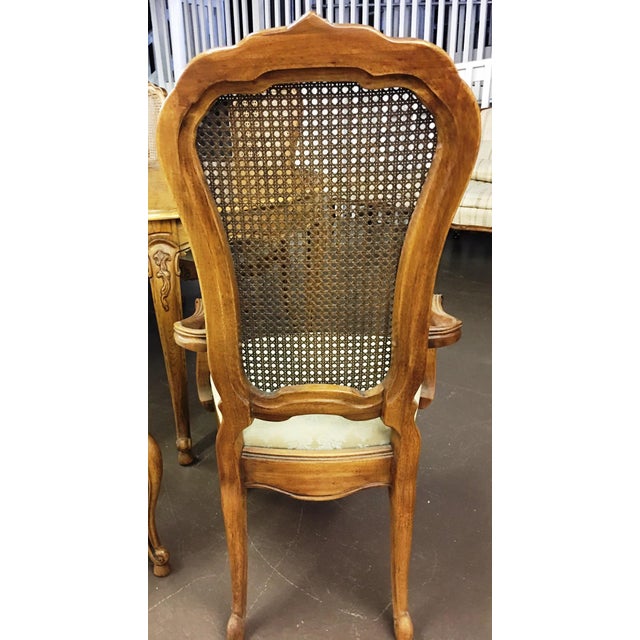 Vintage Thomasville French Court Dining Table & Chairs Set of 9 Chairish