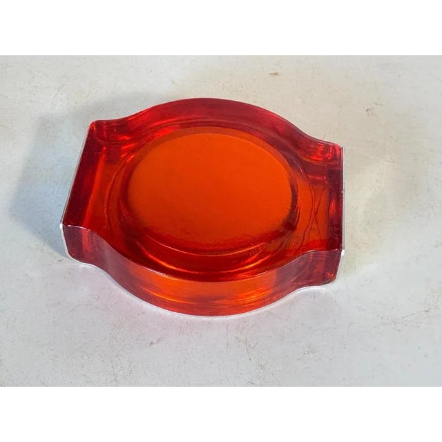 1970s Ashtray in Cast Aluminium and Glass by Chivas, France, 1970s For Sale - Image 5 of 11