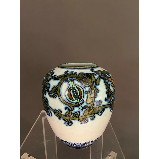 Glazed Ceramic Vase by Pietro Melandri & Paolo Zoli for La Faiance, 1900s For Sale - Image 10 of 10