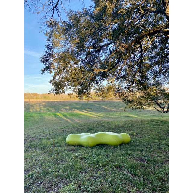 2010s Karim Rashid Lava Bench for Vondom in Pistachio Green; Spain For Sale - Image 5 of 18