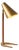 Oslo Arnold Accent Lamp with Metal Shade with Vegan Leather Column For Sale