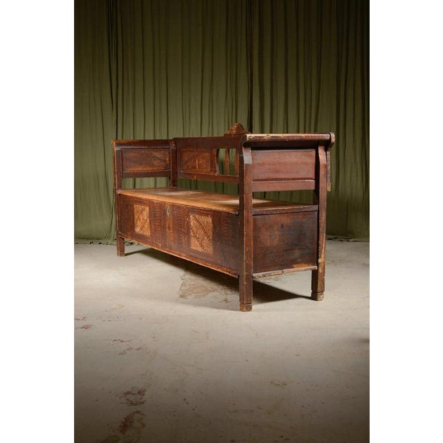 Eastern European Marriage Bench from Holtby & Co For Sale - Image 5 of 8