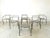 Vintage Italian Dining Chairs with Armrests, 1980s, Set of 6 For Sale - Image 3 of 11