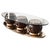 Art Deco "Costiera" Coffee Table With Bronze, Handmade For Sale - Image 3 of 8