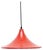 Early 20th Century Red Metal Ceiling Lamp For Sale