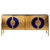 Handcrafted Brass Sideboard with Sapphire Blue Enamel from Justfurnituress SRL For Sale - Image 13 of 13