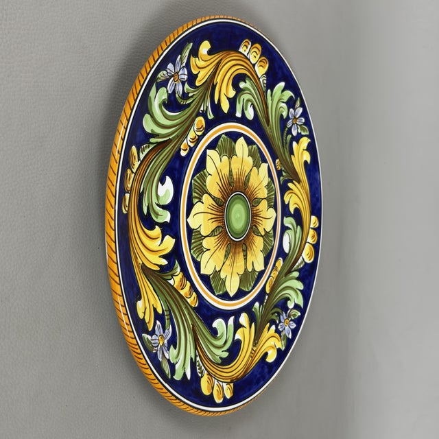 An artifact of extraordinary value and rarity, embodying the finest and richest tradition of Sicilian ceramics. This large...