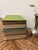 Late 20th Century Vintage Spanish Civil War & Identity Hardcover Book Stack - Set of 4 - Grass Green Linen & Slate Tones - Academic Library Vignette For Sale - Image 5 of 9